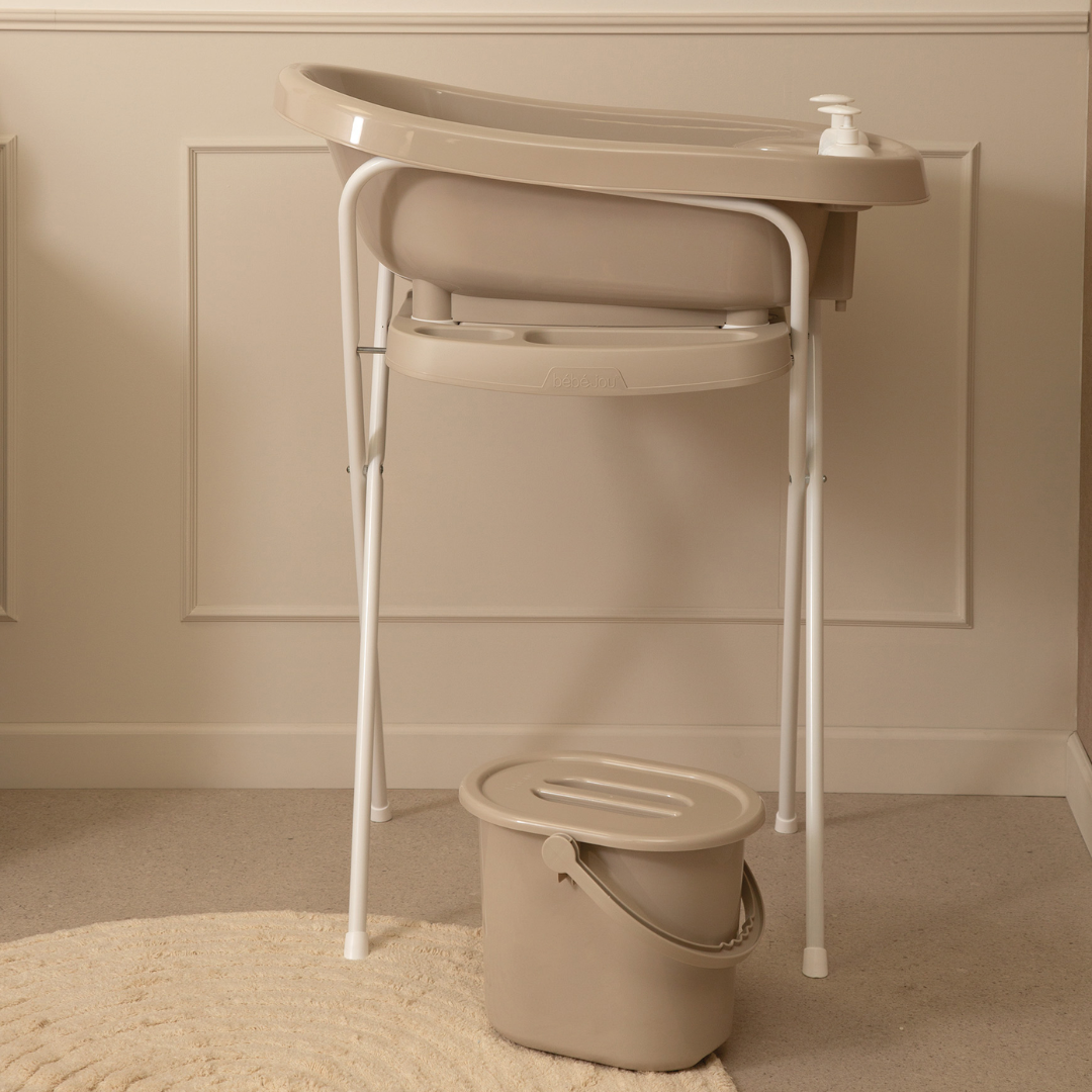 Bébé-Jou - Baby Badekar Click - Taupe