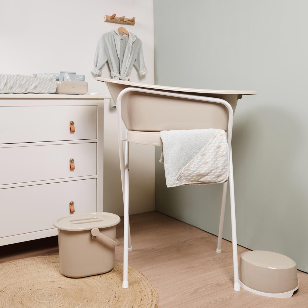 Bébé-Jou - Baby Badekar Click - Taupe