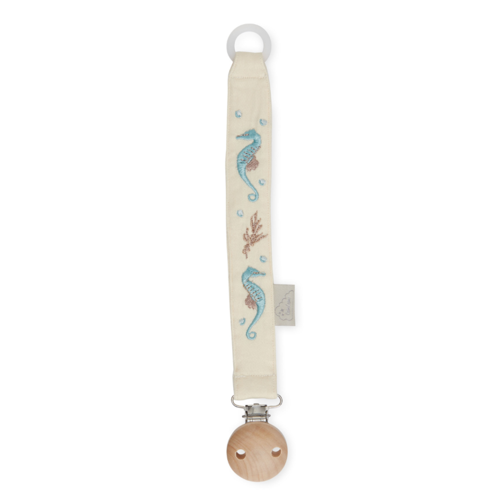 Cam Cam Copenhagen Broderet Suttesnor - 22 cm sea garden