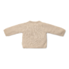 Little Dutch - Strikket Cardigan wrap - Soft Beige Melee