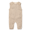 Little Dutch - Strikket heldragt - Soft Beige Melee