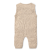 Little Dutch - Strikket heldragt - Soft Beige Melee