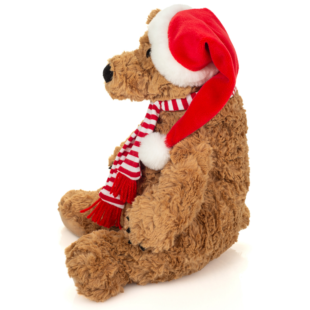 Teddy Hermann - Bjørnen Howard 34 cm - brun julebamse