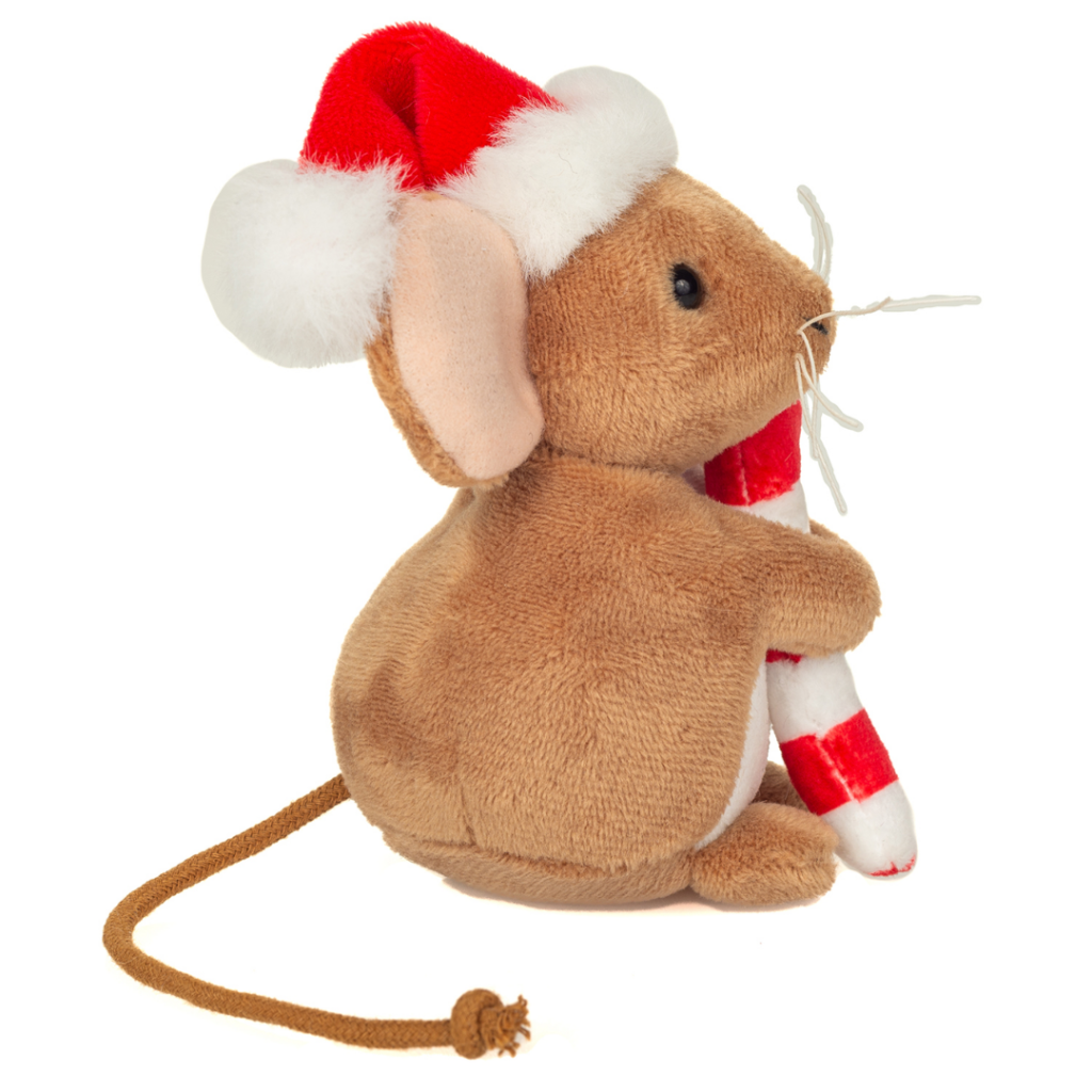 Teddy Hermann - Julemus med bismarck stok 11 cm