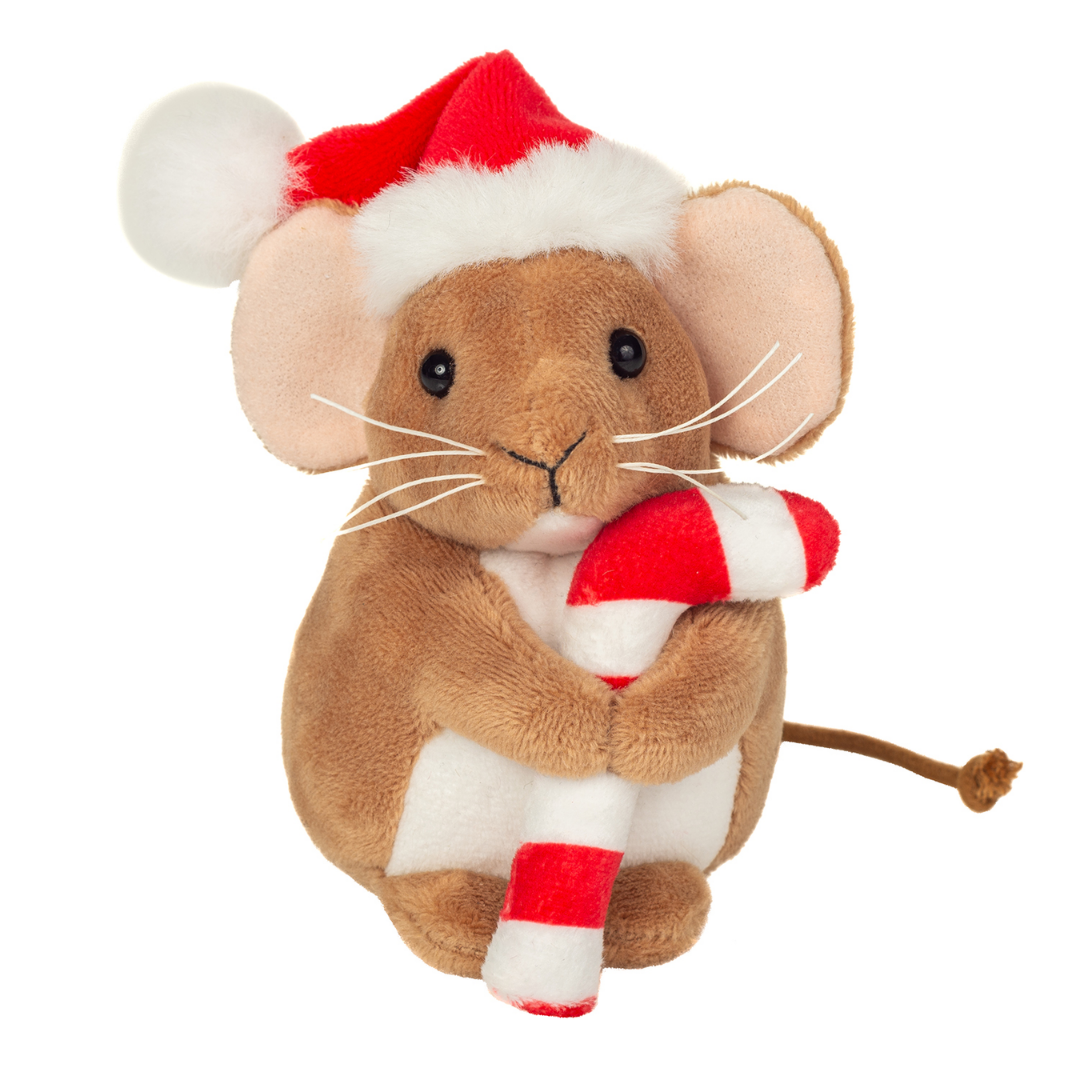 Teddy Hermann - Julemus m. stok 11 cm