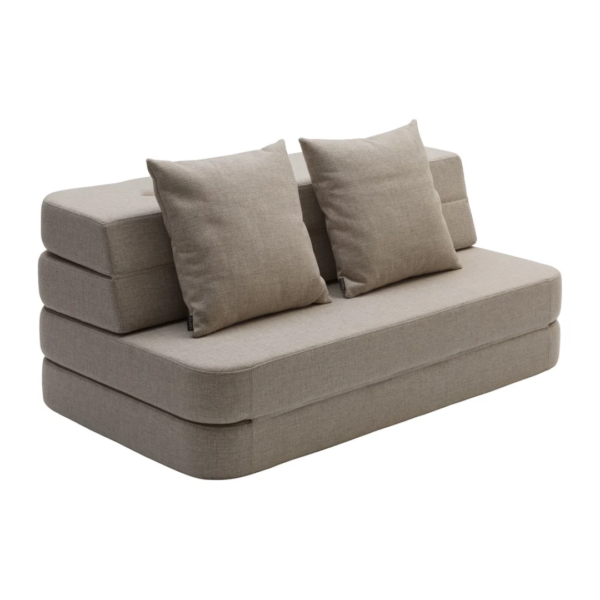 by KlipKlap 3 Fold Sofa 120 cm Beige