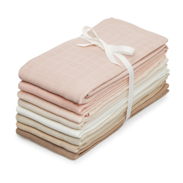 cam cam copenhagen Stofble, 8-pak - GOTS rose mix
