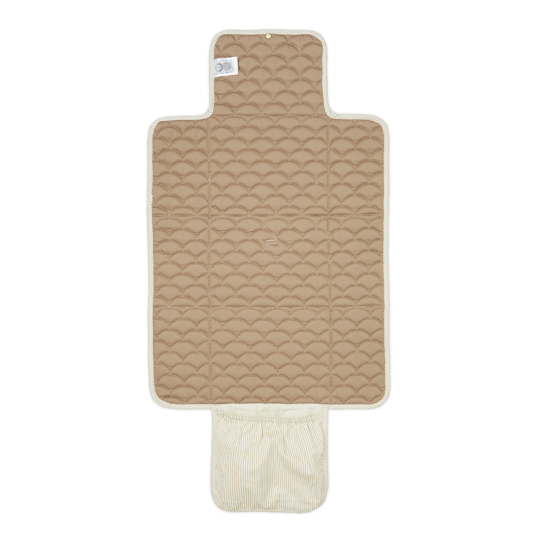 cam cam copenhagen quilted spifterunderlag Classic Stripes Camel