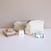 cam cam copenhagen toilettaske classic stripes camel