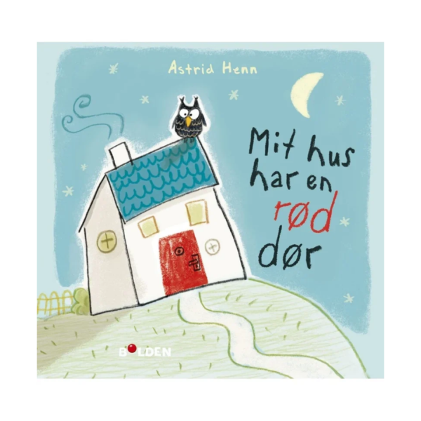mit hus har en rød dør