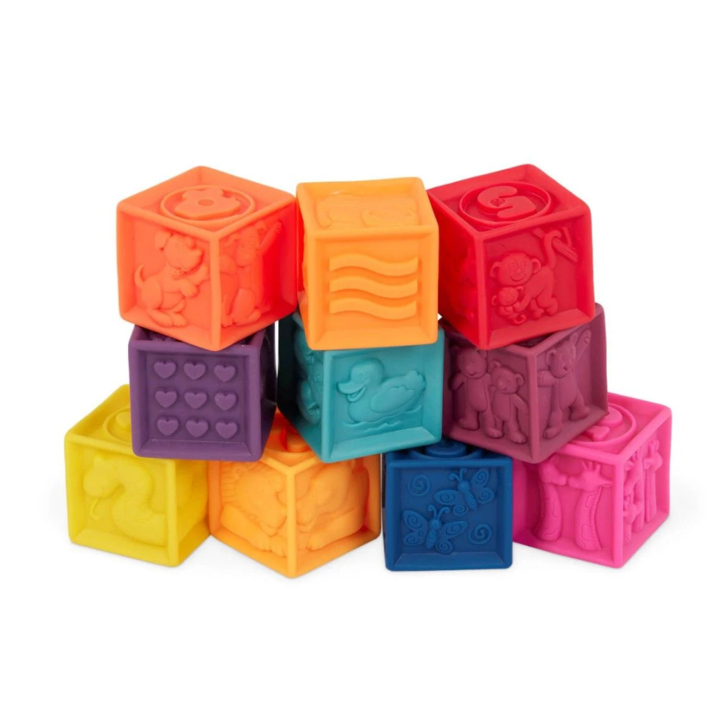 B. Toys One Two Squeeze klodser - orange