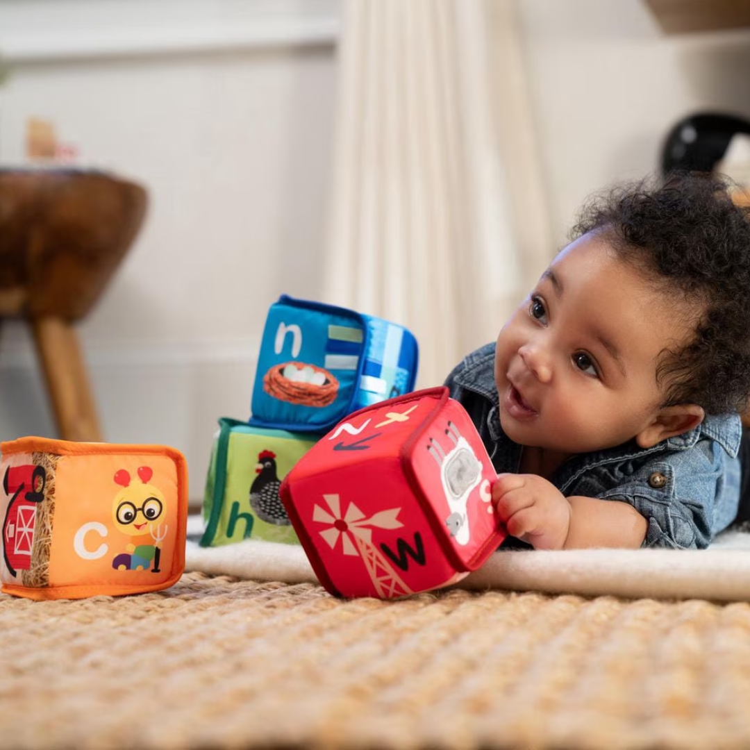Baby Einstein - Alpha Stacks Soft Blocks Klodser - Bondegård