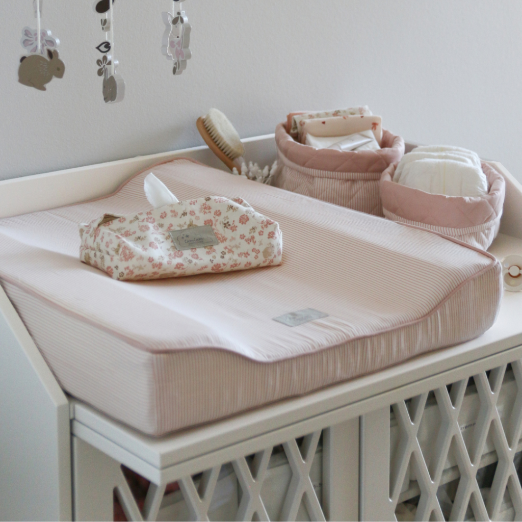 Cam Cam Copenhagen - Puslepude 63 cm - classic stripes rose