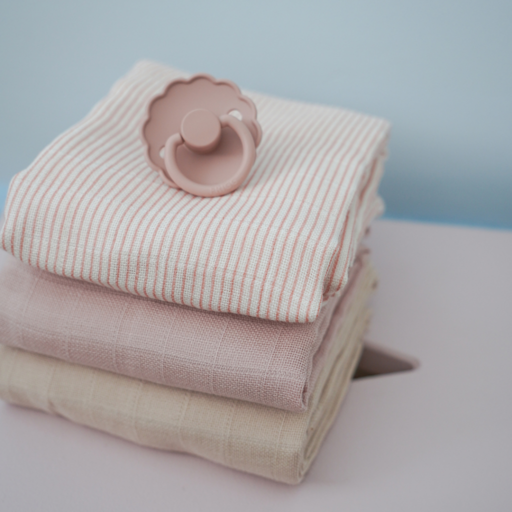 Cam Cam Copenhagen Stofbleer Mix 3-pak classic stripes rose