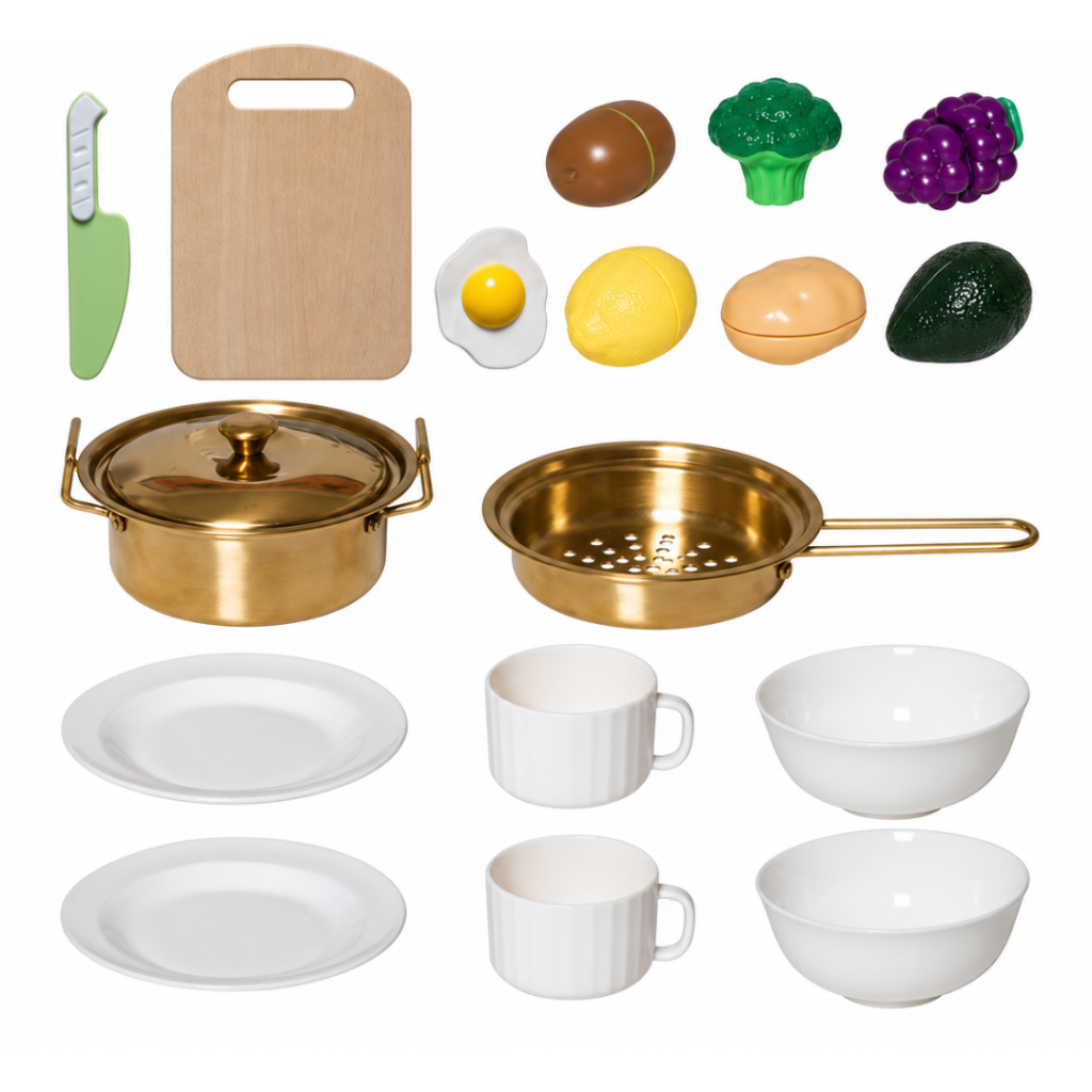 EliNeli Legekøkken m. vand, damp, lys og lyd