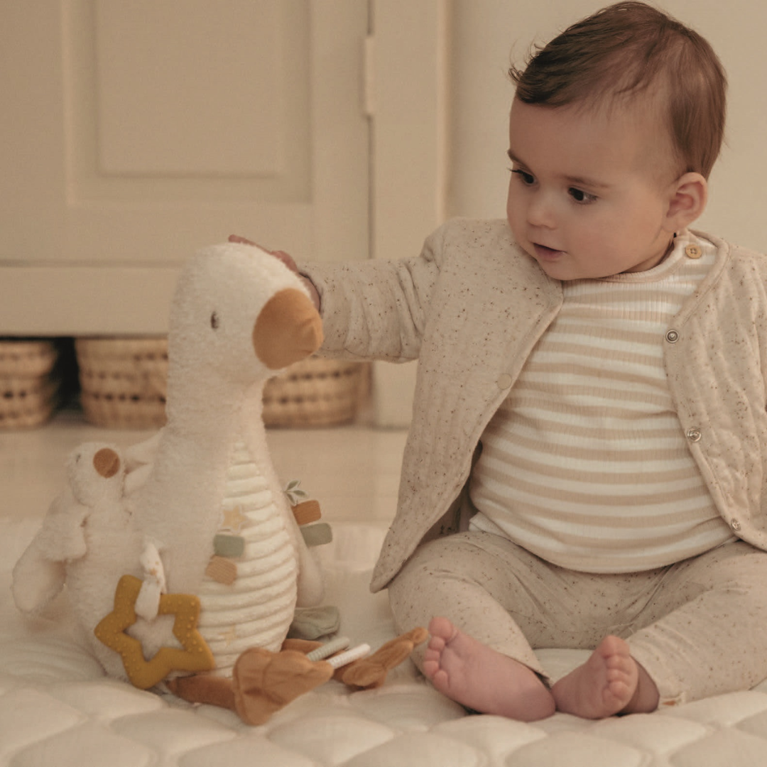 Little Dutch - Aktivitetsbamse Goose - Newborn gås