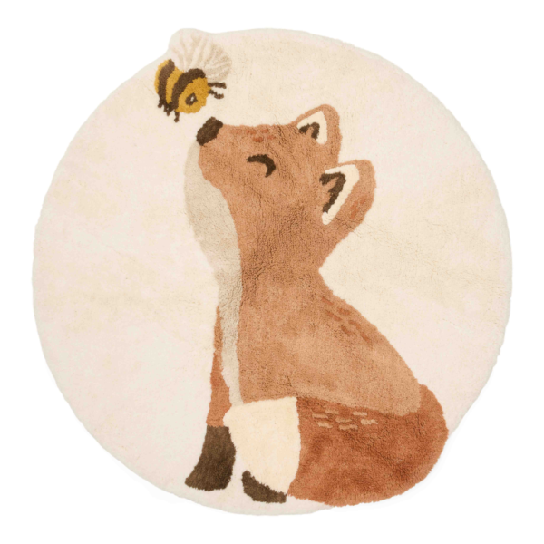 Little Dutch - Gulvtæppe Fox - 110x110 cm