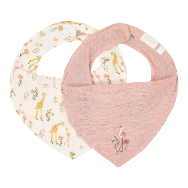Little Dutch Bandana Savlesmæk 2-pak - Blooming Safari
