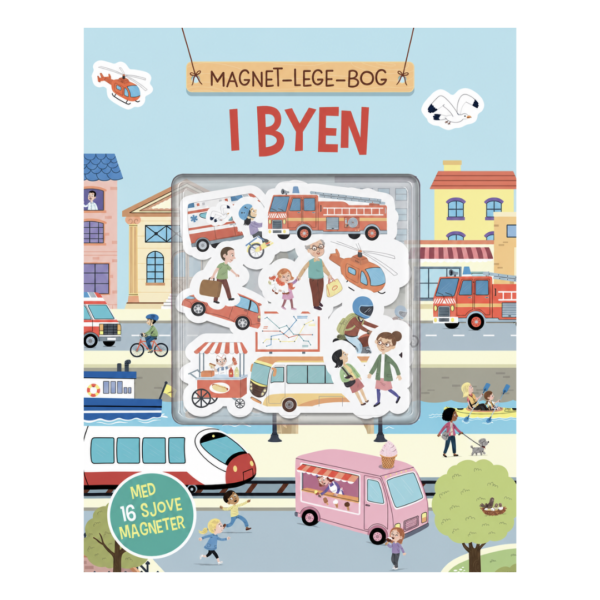Magnet-lege-bog, I byen