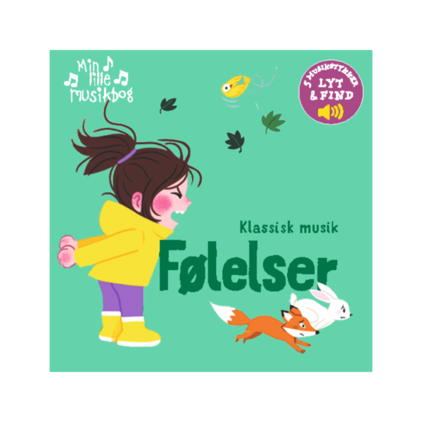 Min lille musikbog: Følelser – oplev følelser gennem klassisk musik Kan musik lyde glad? Hvordan lyder vrede? Og kan en melodi få os til at tænke på noget trist eller måske lidt uhyggeligt? Min lille musikbog: Følelser kombinerer klassisk musik med en introduktion til forskellige følelser. Barnet kan lytte til fem klassiske musikstykker og sammen med den voksne tale om, hvilken stemning og følelse musikken leder tankerne hen på. Bogen er på dansk og illustreret af Marion Billet. Den er en del af den populære serie Min lille musikbog, hvor børn introduceres til musik gennem lyd, illustrationer og små aktiviteter. Forlaget registrerer bogen til 0–3 år, mens den samtidig anbefales som særligt velegnet til børn helt op til 6 år. Fem klassiske musikstykker – fem følelser Bogen indeholder fem forskellige klassiske musikstykker, der hver forbindes med en følelse. Her kan barnet blandt andet opleve musik knyttet til kærlighed, vrede, glæde, frygt og tristhed. Det giver en anderledes indgang til at tale om følelser. I stedet for kun at se på et ansigtsudtryk eller høre en forklaring kan barnet lytte og mærke efter: Hvordan synes du, musikken lyder? Er den glad eller trist? Er den rolig eller voldsom? Der behøver ikke altid være ét rigtigt svar. En del af oplevelsen er netop at lytte sammen og tale om, hvordan musikken opleves. Sæt ord på de store følelser Følelser kan være abstrakte og svære at forklare for små børn. Musikken giver familien en ny og legende anledning til at tale om dem. Når barnet lytter til et musikstykke, kan den voksne hjælpe med at sætte ord på oplevelsen: “Det lyder hurtigt og voldsomt. Synes du også, det lyder vredt?” Herfra kan samtalen bevæge sig videre til barnets egen verden: “Hvornår bliver du vred?” eller “Hvad gør dig rigtig glad?” På den måde bliver musikbogen både en musikoplevelse og et fint udgangspunkt for små samtaler om noget, alle mennesker oplever. Lyt-og-find-leg Bogen indeholder også en lyt-og-find-leg, hvor barnet skal lytte og finde det billede, der passer til lyden. Ifølge omtalen af bogen findes der her yderligere fem forskellige lyde, som barnet kan forsøge at genkende. Det gør barnet aktivt undervejs og giver mulighed for at tage bogen frem igen, selv når de fem musikstykker efterhånden er blevet velkendte. Læseguide: Sådan får I mere ud af musikbogen Min lille musikbog: Følelser behøver ikke læses som en almindelig historie fra første til sidste side. Brug den i stedet som en lille fælles musikoplevelse, hvor der er god tid til at lytte og tale sammen. 1. Lyt først – tal bagefter Afspil musikstykket uden straks at fortælle barnet, hvilken følelse det forbindes med. Lad barnet lytte færdigt og spørg derefter: “Hvordan synes du, musikken lyder?” 2. Giv plads til barnets eget svar Barnet behøver ikke opleve musikken på præcis samme måde som den voksne. Hvis barnet synes, at et musikstykke lyder spændende frem for vredt, kan det blive starten på en interessant samtale. 3. Brug kroppen Spørg barnet, hvordan musikken får kroppen til at bevæge sig. Skal I danse hurtigt, liste stille, trampe hårdt eller vugge langsomt? Det gør forskellene mellem musikstykkerne mere konkrete for de yngste. 4. Sæt ord på følelsen Når I har fundet bogens følelse, kan I tale om den: “Hvordan ser du ud, når du er glad?” eller “Hvordan kan man mærke i kroppen, at man er vred?” 5. Kig efter ansigtsudtryk Prøv selv at lave et glad, vredt, bange eller trist ansigt. Barnet kan efterligne dig – og bagefter kan I bytte roller. 6. Kobl følelserne til barnets hverdag Med de lidt større børn kan I tale om konkrete situationer: “Hvornår blev du rigtig glad i dag?” eller “Kan du huske en gang, hvor du blev bange?” På den måde bliver bogens begreber forbundet med oplevelser, barnet allerede kender. 7. Lyt til favoritten igen Barnet må gerne vælge det samme musikstykke igen og igen. Efterhånden kan I måske høre, om barnet kan genkende musikken allerede efter de første toner. Tilpas bogen efter barnets alder 0–1 år: Lad barnet lytte til de korte musikstykker og kigge på illustrationerne. Der behøver ikke være spørgsmål eller forklaringer – musikoplevelsen kan stå for sig selv. 1–3 år: Sæt enkelte ord på følelserne, lav ansigtsudtryk og bevægelser, og lad barnet pege og deltage i lyt-og-find-legen. 3–6 år: Tal mere om, hvorfor musikken kan opleves glad, vred eller trist. Spørg barnet om egne følelser, og sammenlign de forskellige musikstykker. En første introduktion til klassisk musik Bogen giver barnet mulighed for at møde klassisk musik i et format, der er overskueligt og tilgængeligt for små børn. I behøver ikke kende noget til klassisk musik på forhånd. Tryk, lyt og oplev musikken sammen – og brug billederne og følelserne som indgang til samtalen. Det kan være begyndelsen på en nysgerrighed efter at høre mere musik og opdage, hvor forskelligt musik kan lyde og føles. Del 3 i serien Min lille musikbog Min lille musikbog: Følelser er del 3 i serien Min lille musikbog. Serien består af musikbøger, der kombinerer illustrationer, forskellige musikstykker og en lyt-og-find-leg. Det gør serien oplagt til børn, der holder af bøger med lyd – og til forældre, der gerne vil introducere forskellige typer musik på en enkel måde. Specifikationer Titel: Min lille musikbog: Følelser Serie: Min lille musikbog Del: 3 Sprog: Dansk Alder: 0–6 år* Antal sider: 12 Format: Papbog Mål: 16,5 × 16,5 × 2 cm Vægt: 254 g Indhold: 5 klassiske musikstykker Ekstra aktivitet: Lyt-og-find-leg Tema: Musik og følelser Illustrator: Marion Billet Batterier: 2 × AAA Originaltitel: Mes émotions en musique Originalsprog: Fransk ISBN/EAN: 9788776430160 Forlag: Forlaget Tukan