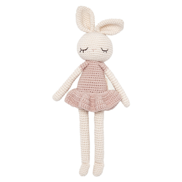 Patti Oslo Ballerina Rosa – Hæklet bamse
