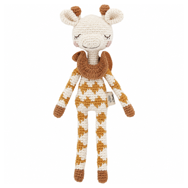 Patti Oslo Goldie Giraffe - Hæklet bamse
