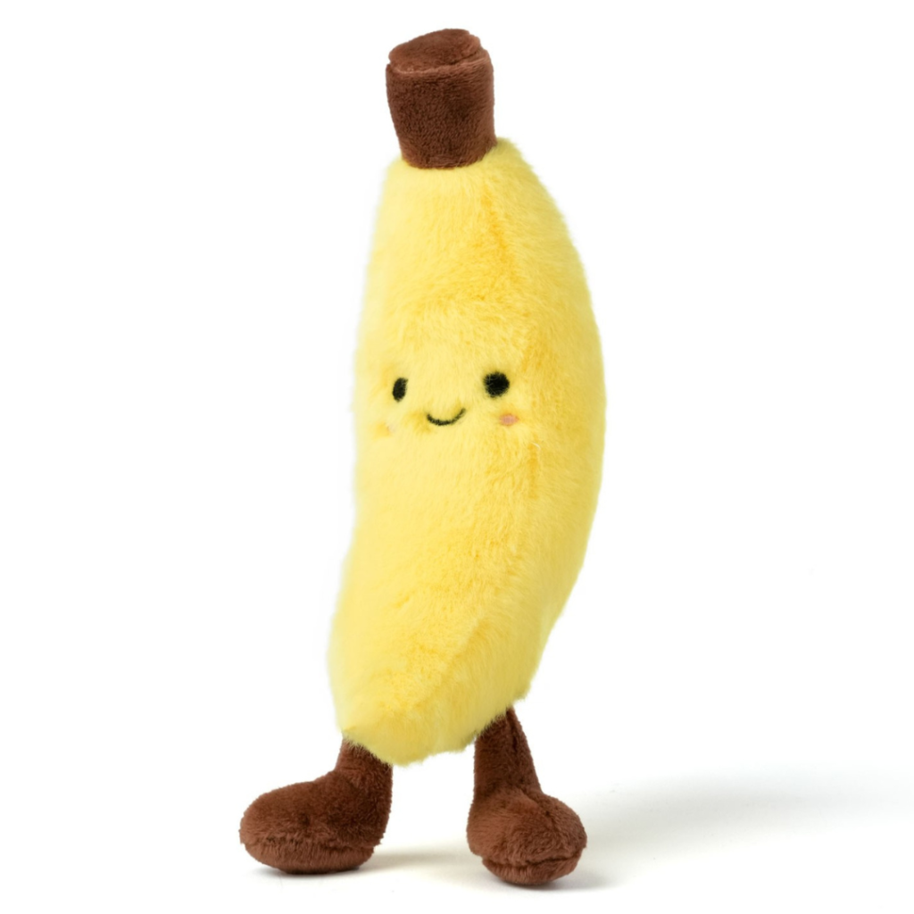 Teddykompaniet Teddy Fruits Banan - 14 cm