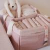 cam cam copenhagen diaper caddy classic stripes rose