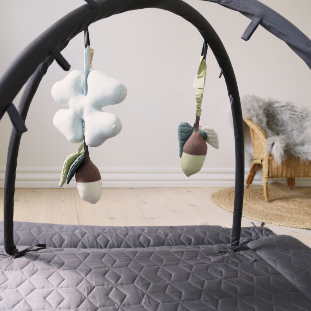 Filibabba Aktivitetsnest - Soft quilt - stone grey