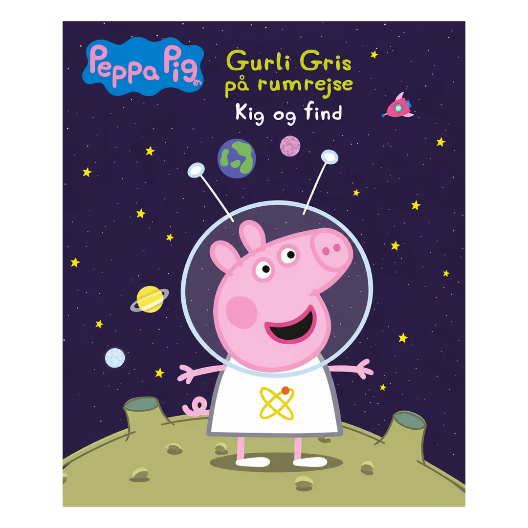 Gurli Gris på rumrejse - Kig og find - Alvilda