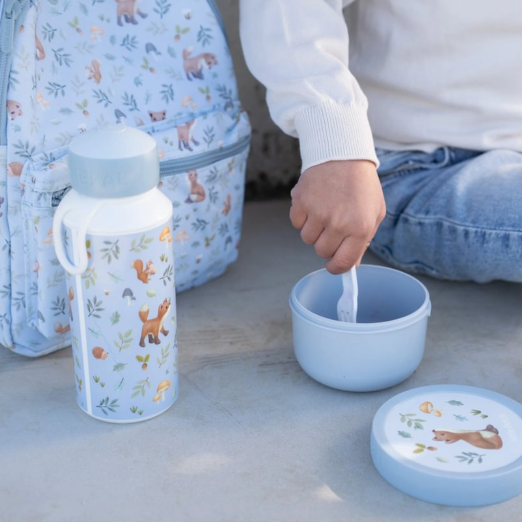 Little Dutch - Pop-Up-Drikkeflaske Campus 400 ml - Forest Friends