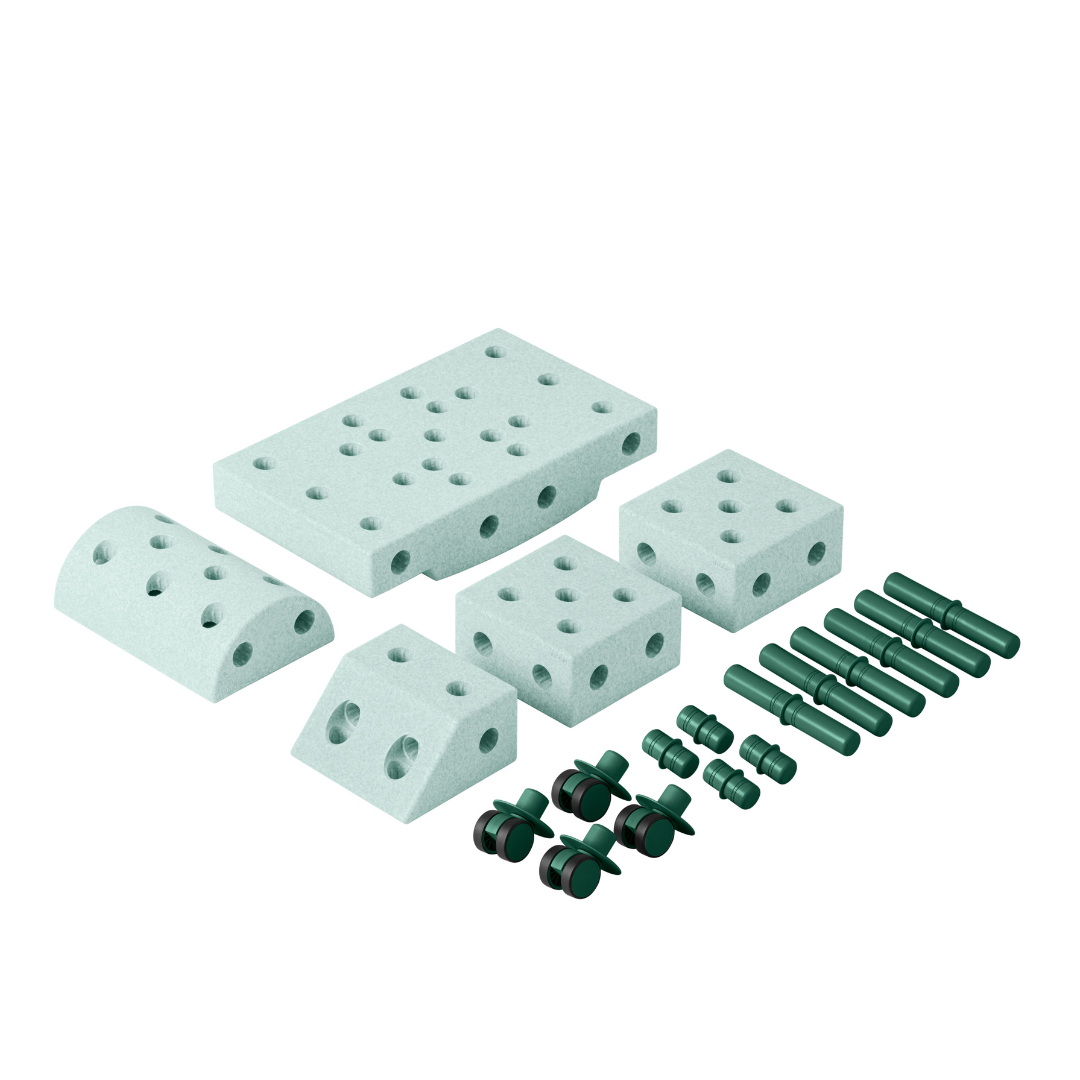 Modu Explorer Sæt Ocean Mint , Forest Green
