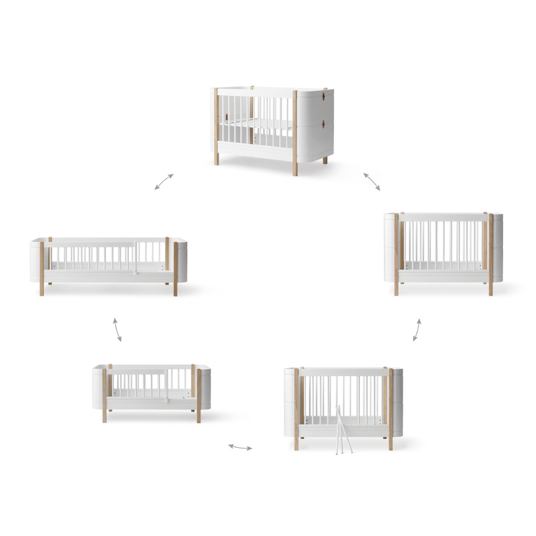 Oliver Furniture Mini plus junior kit - tillæg til Mini plus tremmeseng