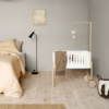 Oliver Furniture Wood Co-sleeper inkl. ombyg til bænk, hvid,eg