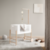 Oliver Furniture Wood Co-sleeper inkl. ombyg til bænk, hvid,eg