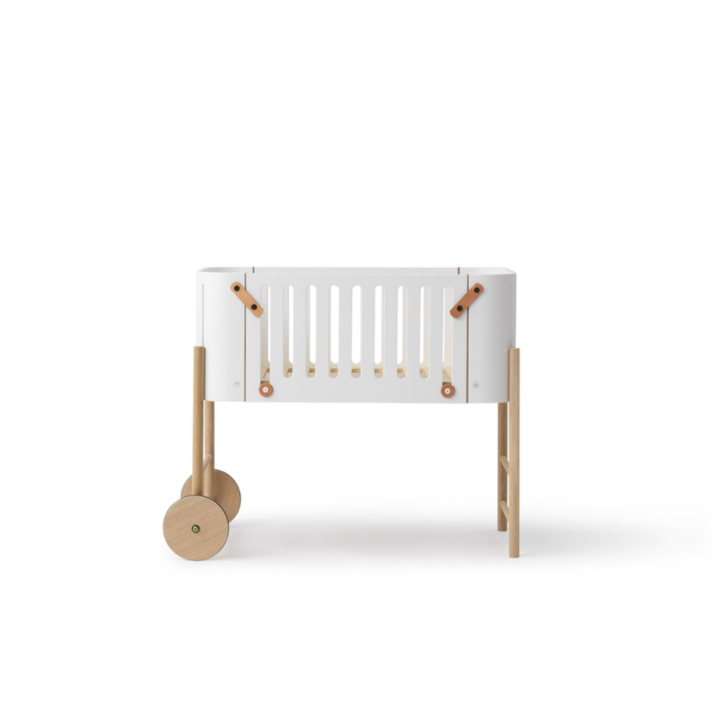 Oliver Furniture Wood Co-sleeper inkl. ombyg til bænk, hvid,eg
