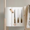 Oliver Furniture Wood Co-sleeper inkl. ombyg til bænk, hvid,eg