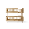 Oliver Furniture Wood Mini+ halvhøj køjeseng eg