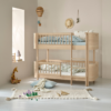 Oliver Furniture Wood Mini+ halvhøj køjeseng eg