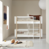 Oliver Furniture Wood Mini+ halvhøj køjeseng eg hvid