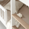 Oliver Furniture Wood Mini+ halvhøj køjeseng eg hvid