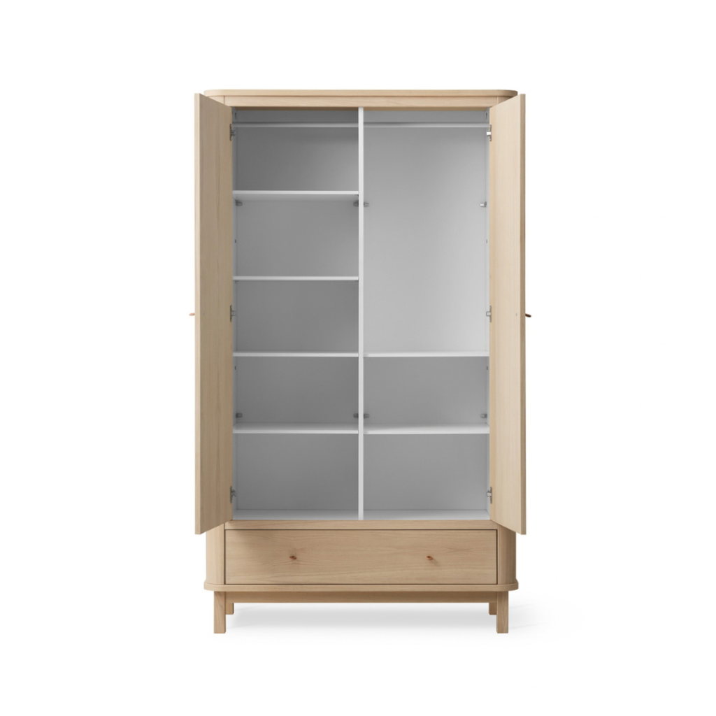 Oliver Furniture Wood klædeskab 2 døre eg