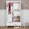 Oliver Furniture Wood klædeskab 2 døre hvid