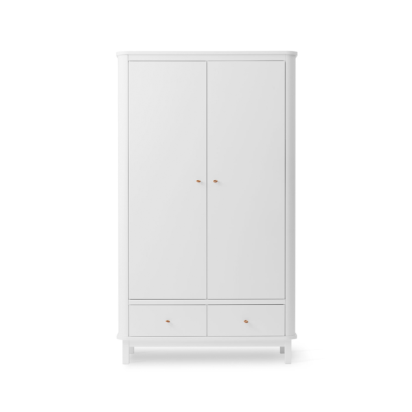 Oliver Furniture Wood klædeskab 2 døre hvid