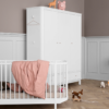 Oliver Furniture Wood klædeskab 3 døre hvid