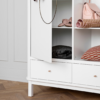 Oliver Furniture Wood klædeskab 3 døre hvid