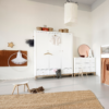 Oliver Furniture Wood klædeskab 3 døre eg hvid