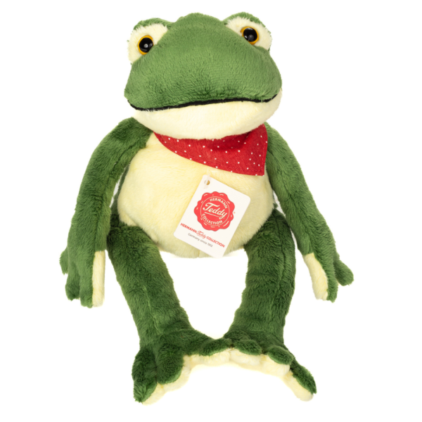 Teddy Hermann - Frø med bandana 28 cm