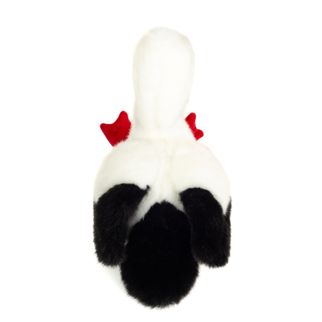 Sød storkebamse fra Teddy Hermann på 23 cm. Et blødt tøjdyr til fantasifuld leg og hyggelige stunder. Fremstillet i polyester og akryl. Fra 1 år.