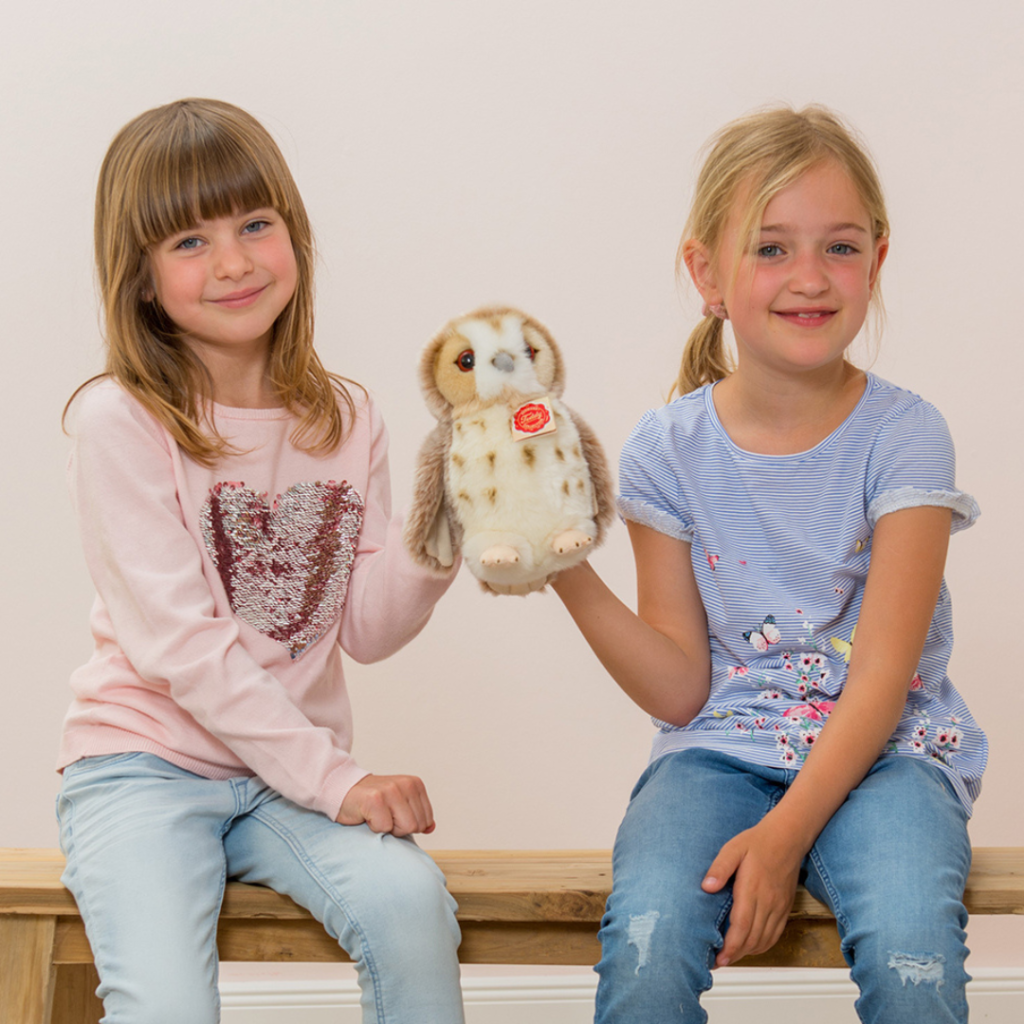 Teddy Hermann - Ugle beige 20 cm